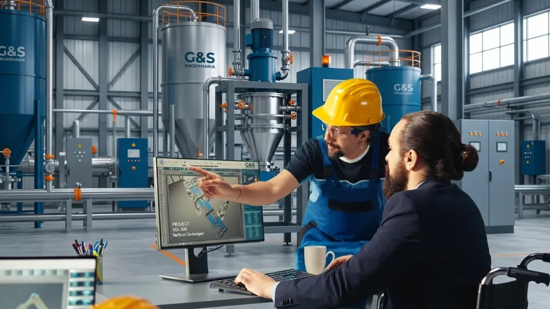 Software de gestão SG Plan em uso